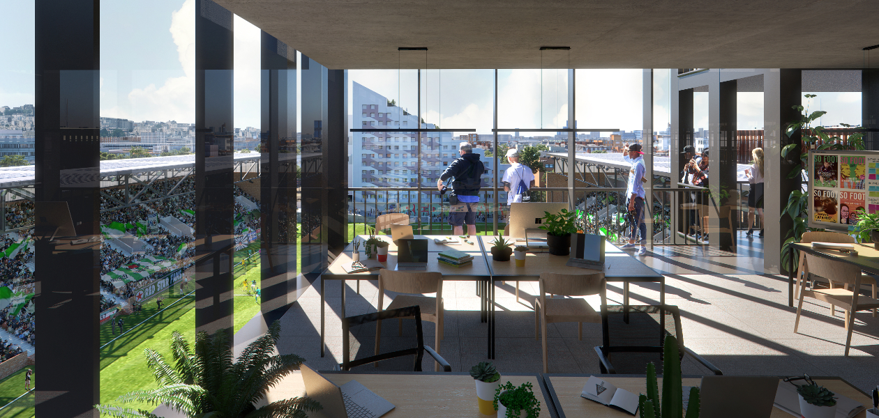 ¢ SCAU ARCHITECTURE, CLEMENT BLANCHET ARCHITECTURE. Perspecteur Plomp