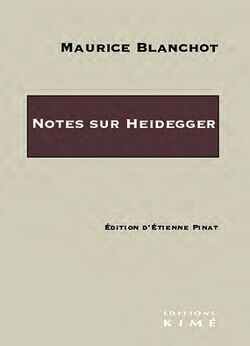 Notes sur Heidegger