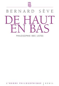 De haut en bas : Philosophie des listes
