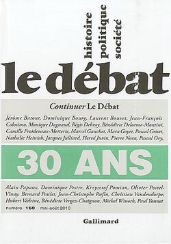 Le Débat, N° 160, mai-août 201 : 30 ans