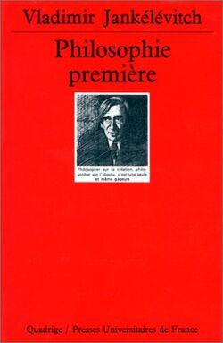 Philosophie première