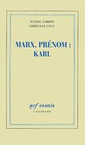Marx, prénom : Karl
