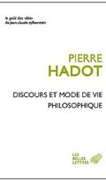 Discours et mode de vie philosophique