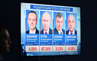 Une soirée électorale en Russie