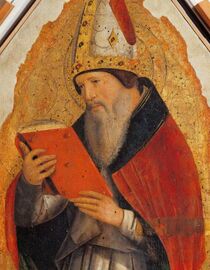 Augustin d'Hippone, dit Saint Augustin.